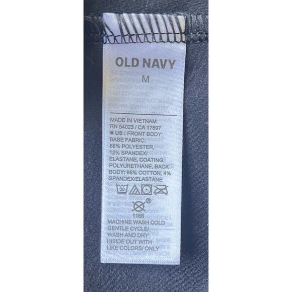 NWT Old Navy High-Waisted Faux-Leather Panel
Leggings For Women in Blackjack - Picture 10 of 10